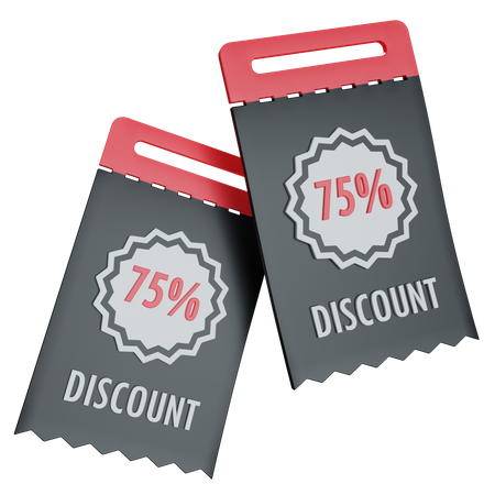 Discount Coupon  3D Icon