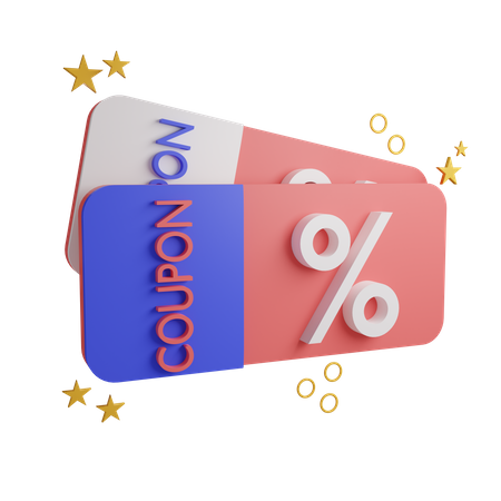 Discount Coupon  3D Icon