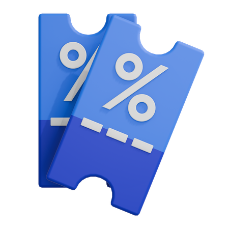 Discount Coupons  3D Icon