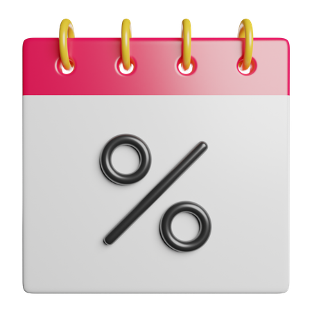 Discount Day  3D Icon