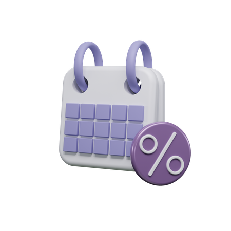 Discount Day  3D Icon