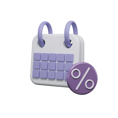 Discount Day  3D Icon