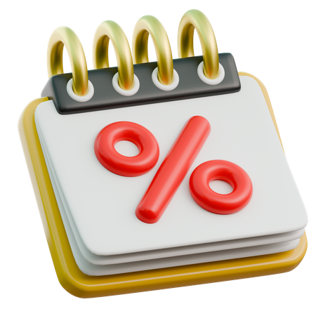 Discount Day  3D Icon