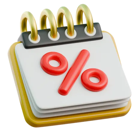 Discount Day  3D Icon