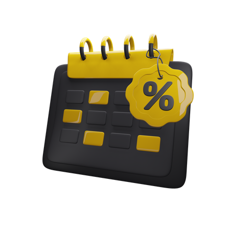 Discount Day  3D Icon