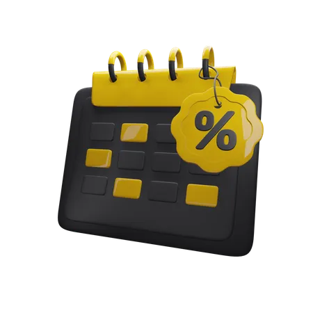 Discount Day  3D Icon