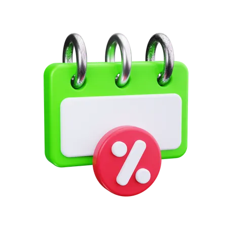 Discount Day  3D Icon
