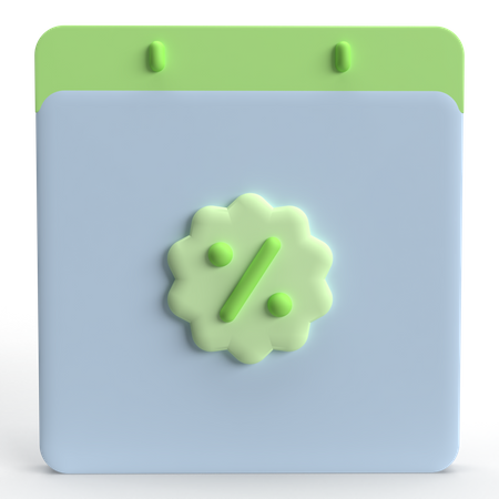 Discount Day  3D Icon