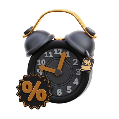 Discount Deadline  3D Icon