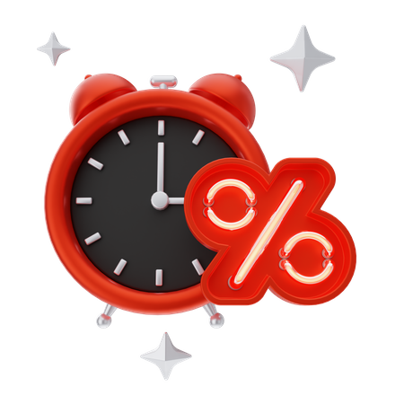 Discount Deadline  3D Icon