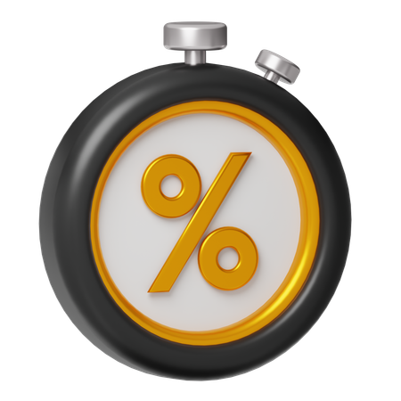 Discount Deadline  3D Icon