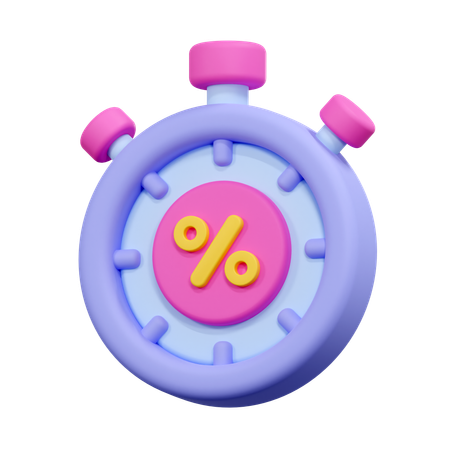 Discount Deadline  3D Icon