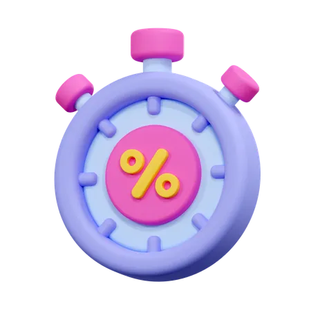 Discount Deadline  3D Icon