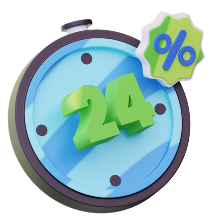Discount Deadline  3D Icon