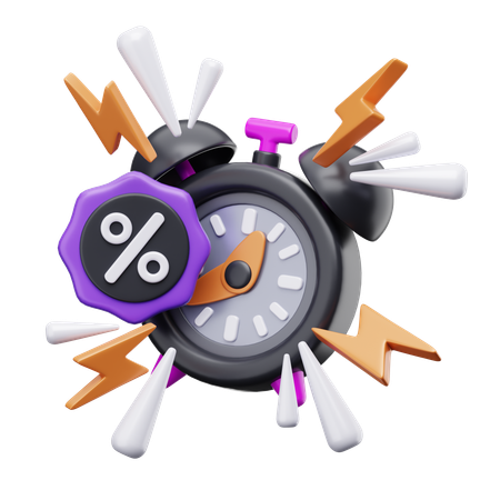 Discount Deadline  3D Icon