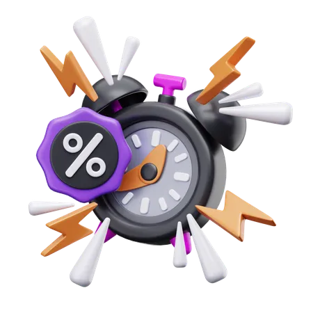 Discount Deadline  3D Icon