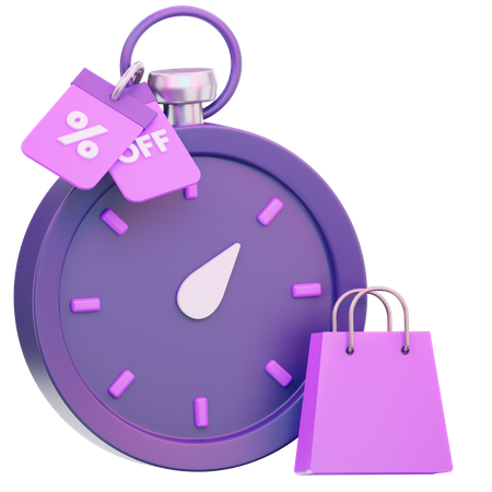 Discount Deadline  3D Icon