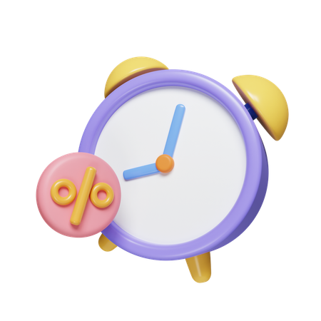 Discount Deadline  3D Icon