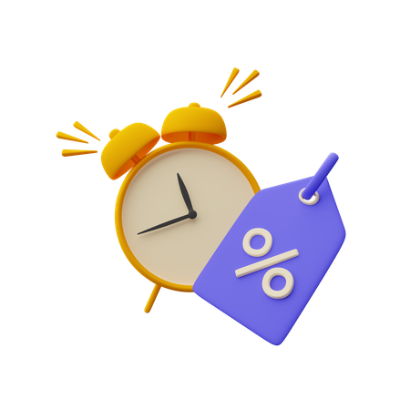 Discount Deadline  3D Icon