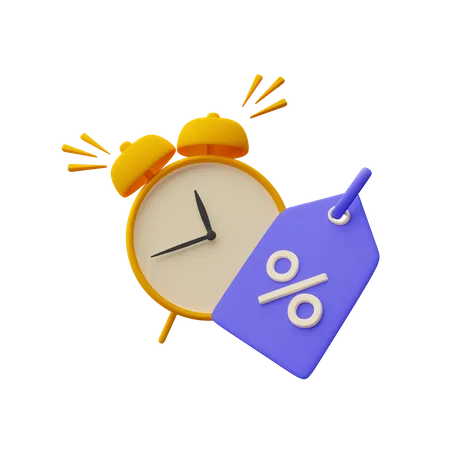 Discount Deadline  3D Icon