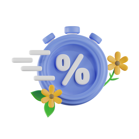 Discount Deadline  3D Icon