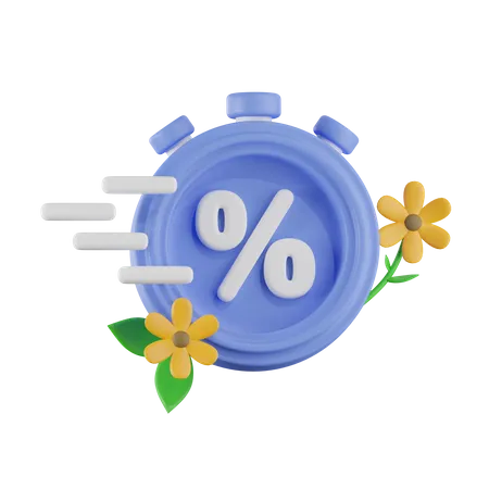 Discount Deadline  3D Icon