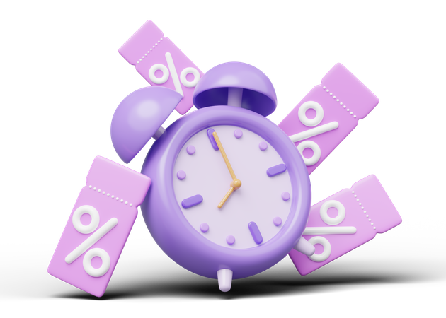 Discount Deadline  3D Icon