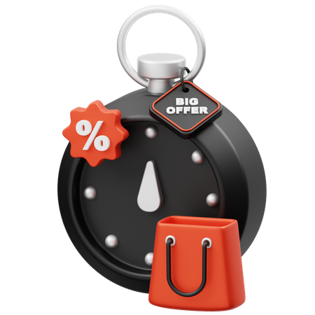 Discount Deadline  3D Icon