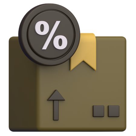 Discount Delivery  3D Icon