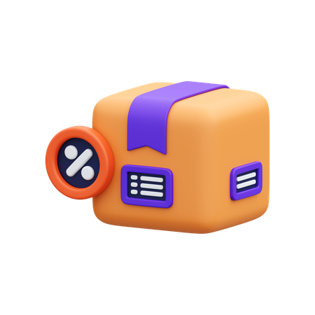 Discount Delivery  3D Icon