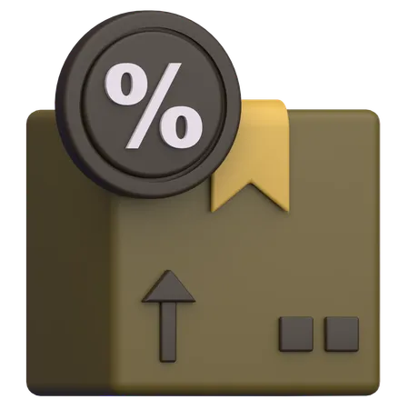 Discount Delivery  3D Icon