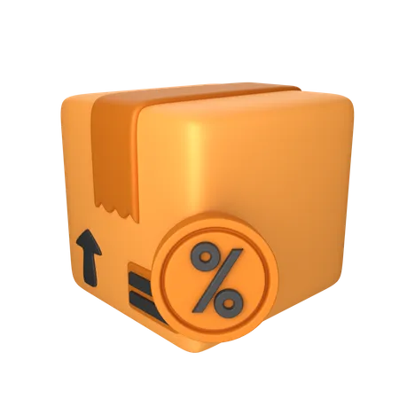 Discount Delivery  3D Icon