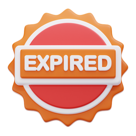 Discount Expired  3D Icon