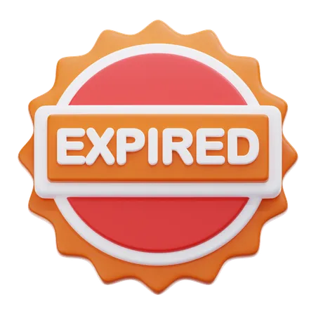 Discount Expired  3D Icon