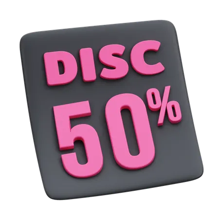 Discount Flyer  3D Icon
