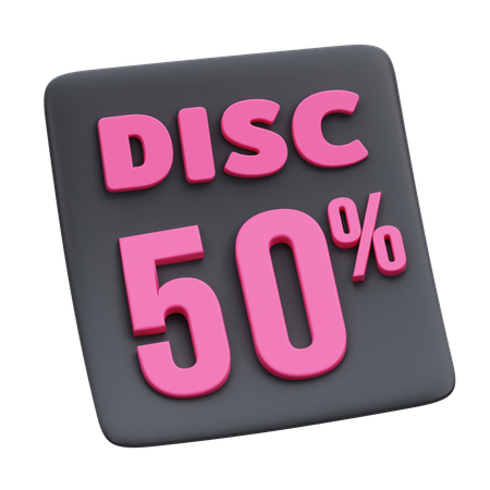 Discount Flyer  3D Icon