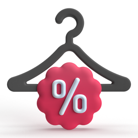Discount Hanger  3D Icon