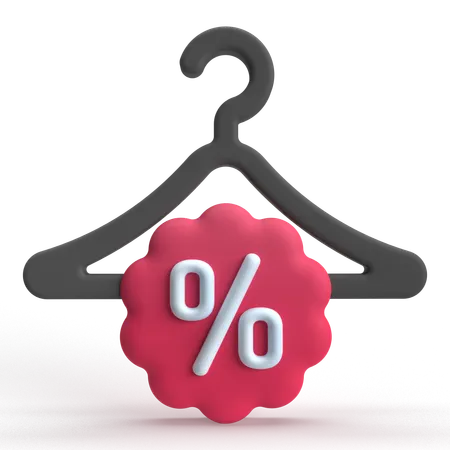 Discount Hanger  3D Icon
