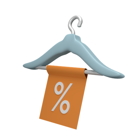 Discount Hanger  3D Icon