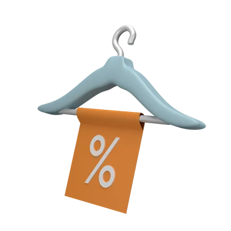 Discount Hanger  3D Icon
