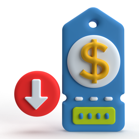 Discount Label  3D Icon