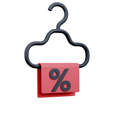 Discount Label  3D Icon