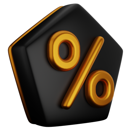 Discount Label  3D Icon