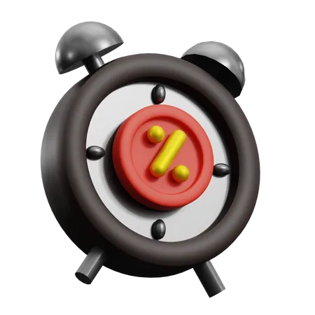 Discount Limited Clock  3D Icon