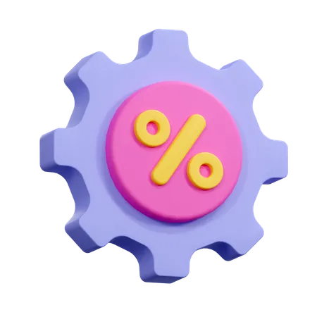 Discount Management  3D Icon