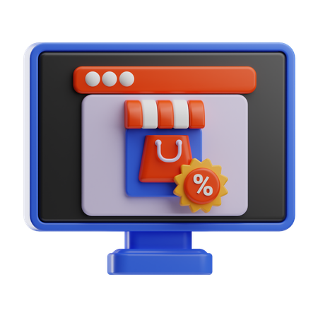 Discount Marketing  3D Icon
