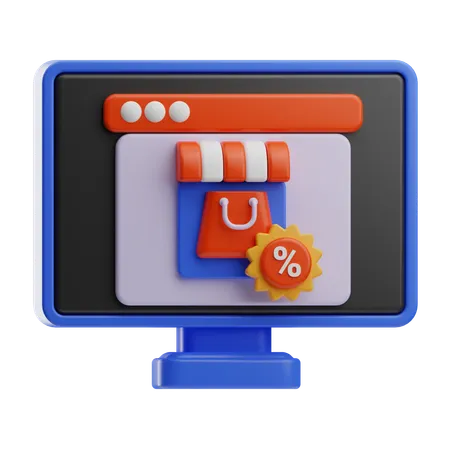 Discount Marketing  3D Icon