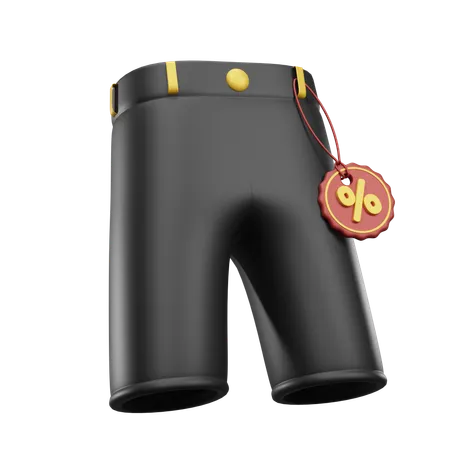 Discount Men's Trousers  3D Icon