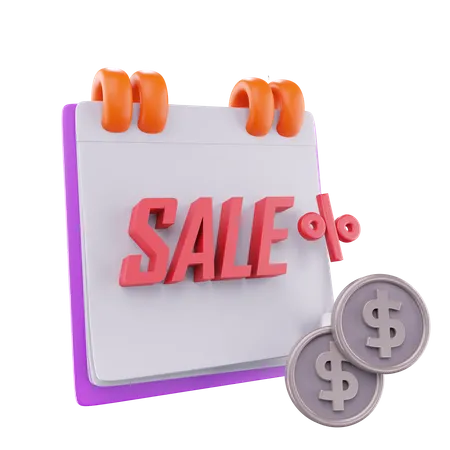 Discount Note  3D Icon