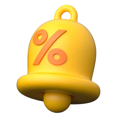 Discount Notification  3D Icon